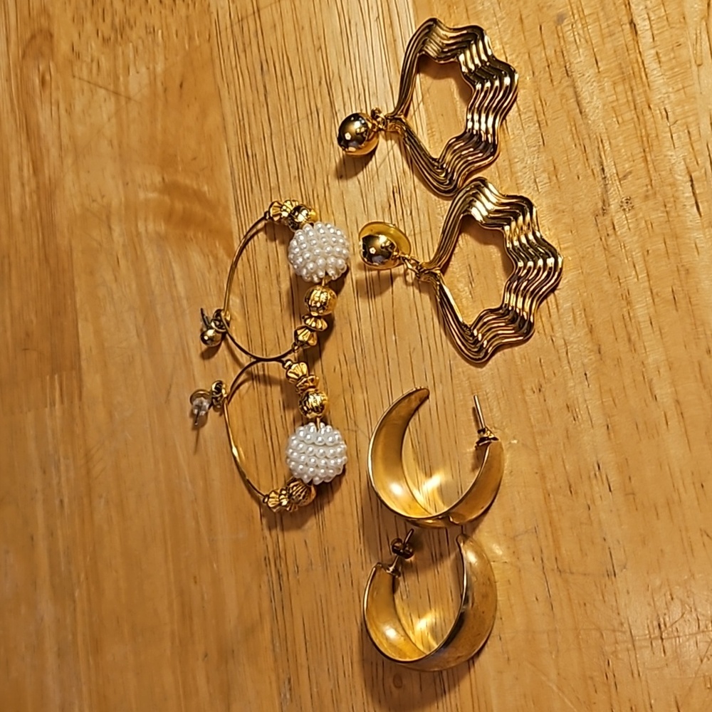 80's Gold Earrings